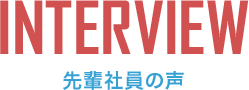 先輩社員の声